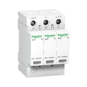 DESCARGADOR DE SOBRETENSIONES SCHNEIDER ELECTRIC ACTI9 IPRD-DC A9L40271 – TIPO 2, 2P, 800 V DC, PARA FOTOVOLTAICO